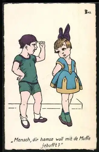 Künstler-AK Berlin, Berliner Gören im Gespräch