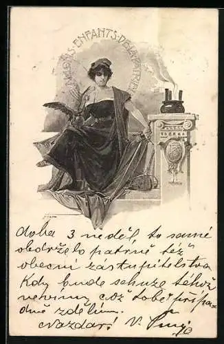 Künstler-AK Marianne, Marseillaise, Sokol