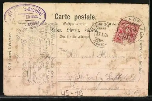 AK Zürich, Deutsche Turnerschaft bildet eine Pyramide