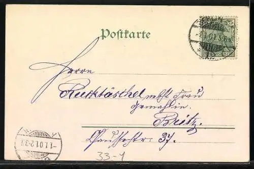 AK Baby mit riesiger Zigarre