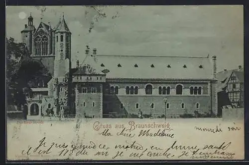 Mondschein-AK Braunschweig, Dankwarderode