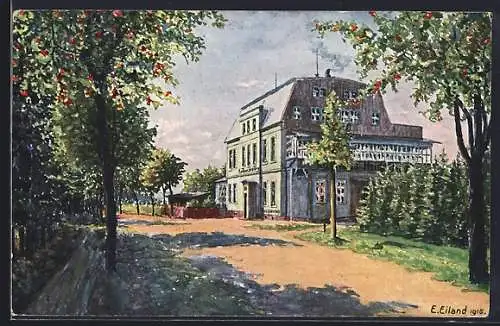 Künstler-AK Seiffen i. Sa., Kurhaus Heidelberg