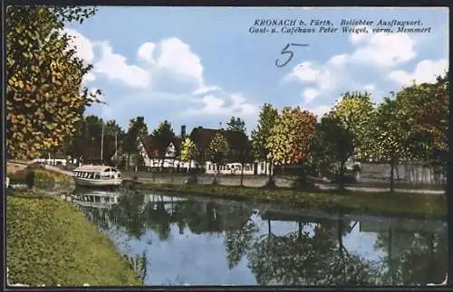AK Kronach b. Fürth, Gasthaus Peter Weigel