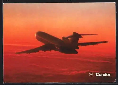 AK Flugzeug Europa-Jet Boeing 727-230 der Condor