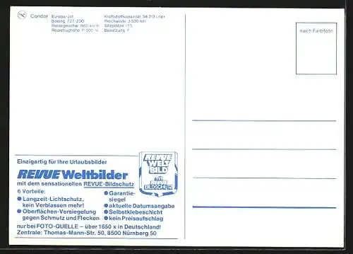 AK Flugzeug Europa-Jet Boeing 727-230 der Condor