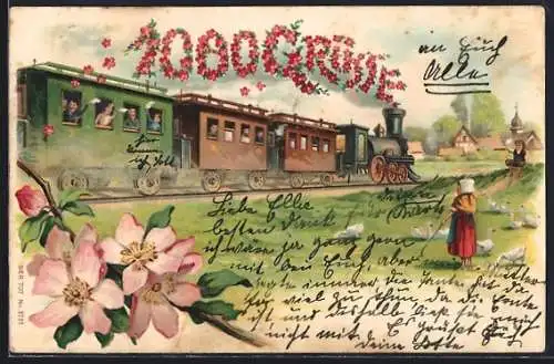 AK Eisenbahn hinterlässt 1000 Grüsse