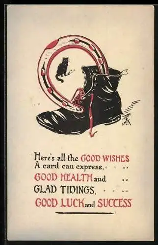 AK Hufeisen steckt in einem Schuh, Schwarze Katze