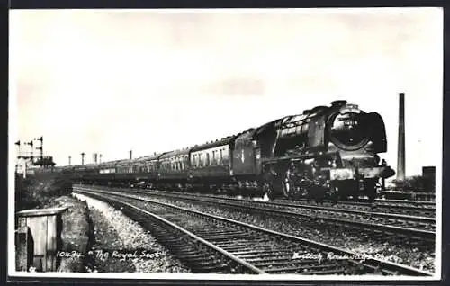 AK The Royal Scot, englische Eisenbahn