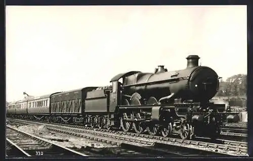 Foto-AK Englische Eisenbahn, Personenzug