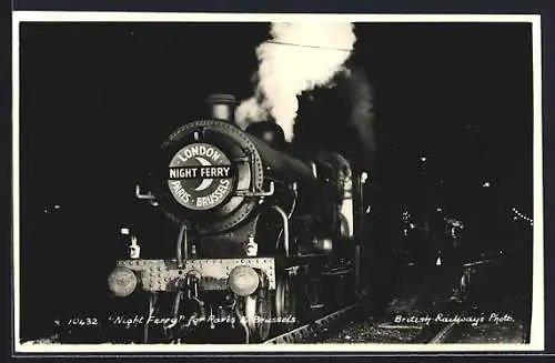 AK Night Ferry, englische Eisenbahn