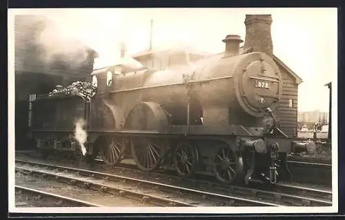 Foto-AK Dampflokomotive No. 372, englische Eisenbahn