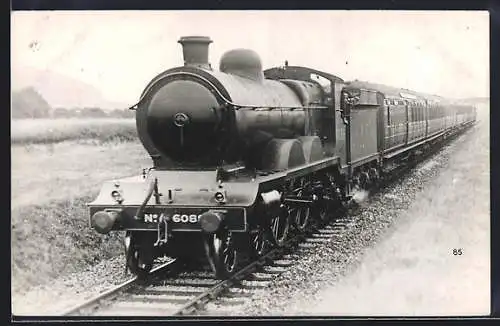 Foto-AK Dampflokomotive No. 6089, englische Eisenbahn