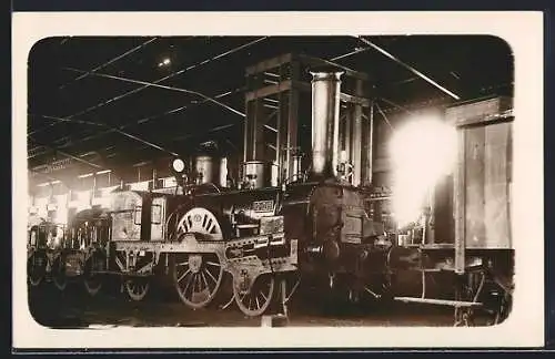 Foto-AK Dampflokomotive No. 12-010, Eisenbahn