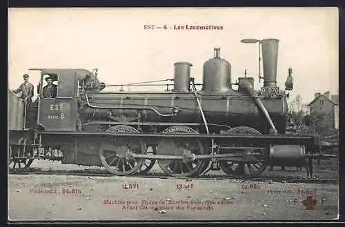 AK Machine pour Trains de Merchandises, französische Eisenbahn
