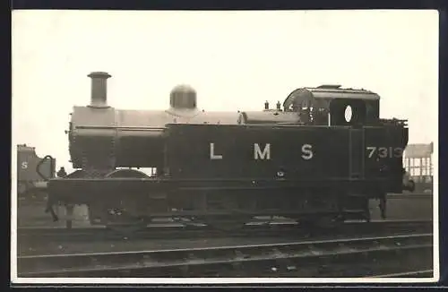 Foto-AK Dampflokomotive LMS No. 7313, englische Eisenbahn