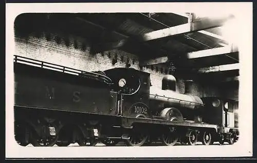 Foto-AK Dampflokomotive LMS No. 10102, englische Eisenbahn