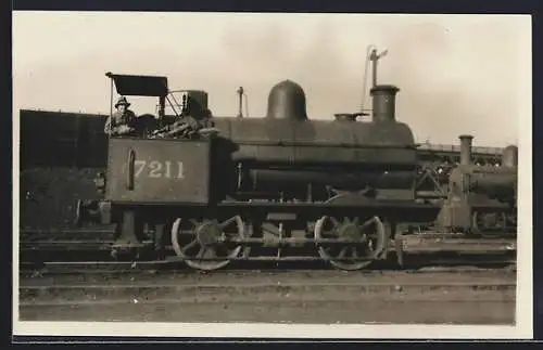 Foto-AK Dampflokomotive No. 7211, englische Eisenbahn