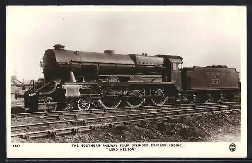 AK Southern Railway Four Cylinder Express Engine Lord Nelson, englische Eisenbahn