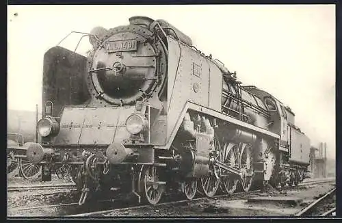 AK Machine No. 1401, französische Eisenbahn