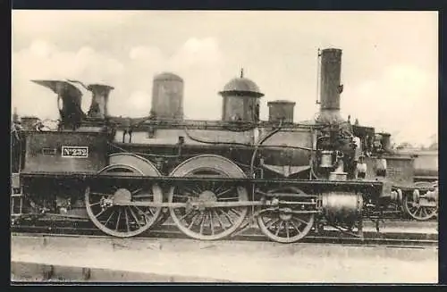 AK Machine No. 232, französische Eisenbahn