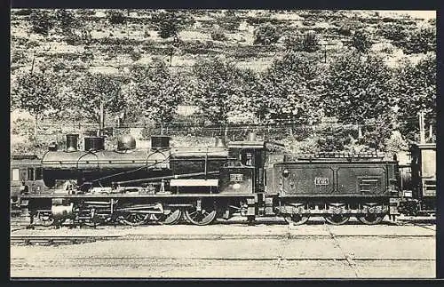AK Französische Eisenbahn, Machine No 140 A 913