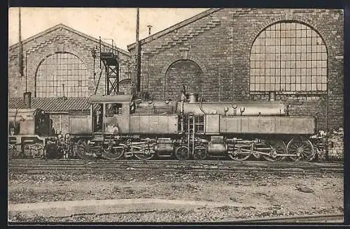 AK Machine tender No. 6164, französische Eisenbahn