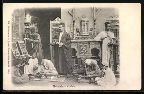 AK Menusiers arabes, arabischer Handwerker