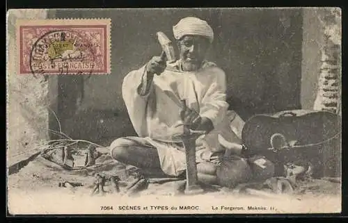 AK Meknès, Hadda, Forgeron, Marokkanischer Schmied