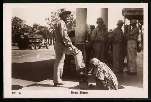 AK Shoe Shine, arabischer Handwerker
