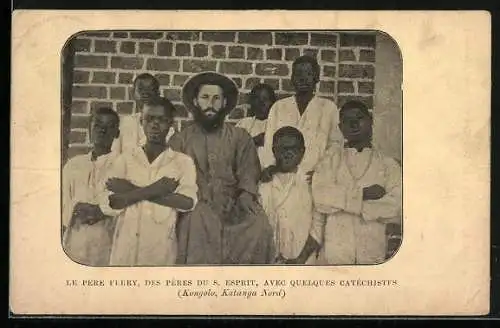 AK Kongolo, Katanga Nord, Le Pere Ferry, des Peres du S. Esprit, Missionar
