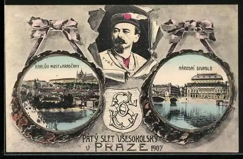 AK Prag, Sokol-Turner Tyrs, Karluv Most, Narodni Divadlo