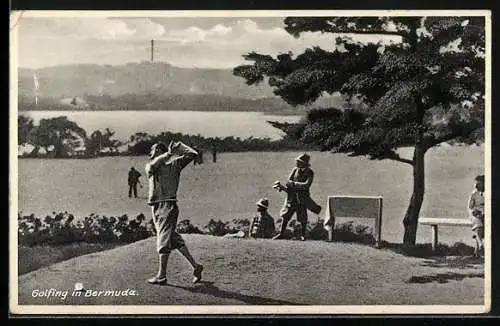 AK Golfing in Bermuda, Golf