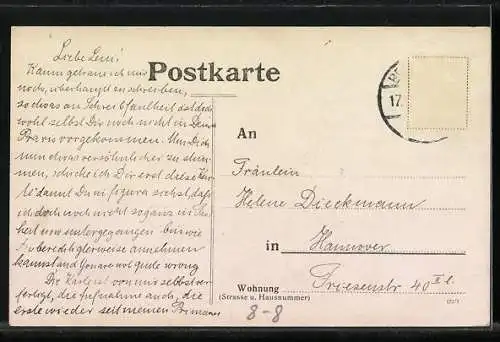 Foto-AK Arbeiter in einer Werkstatt, Handwerk