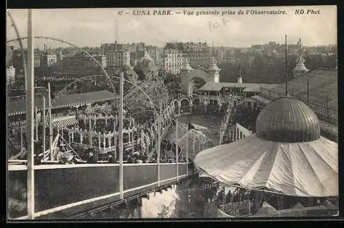 AK Luna Park, Vue générale prise de l`Observatoire, Volksfest
