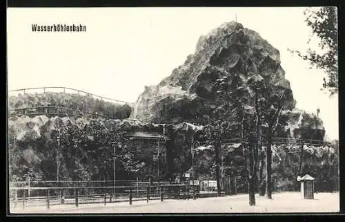 AK Wasserhöhlenbahn auf einem Volksfest