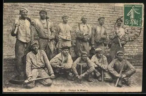 AK Groupe de Mineurs, Bergbau