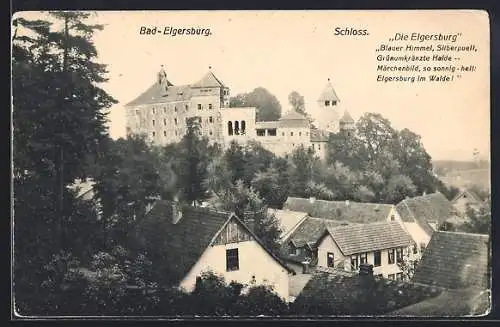AK Bad-Elgersburg, Blick auf das Schloss