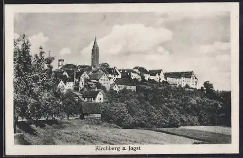 AK Kirchberg a. Jagst, Teilansicht mit Kirche