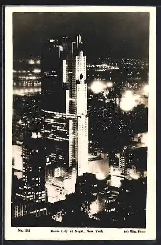 AK New York, NY, Radio City at Night