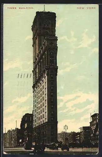AK New York, NY, Times Building, Broadway and 42nd Street