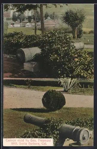 AK Santa Barbara, CA, Cannon used by Gen. Freemont 1849