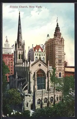 AK New York, NY, Trinity Church