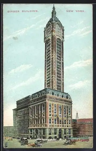AK New York, NY, Singer Building