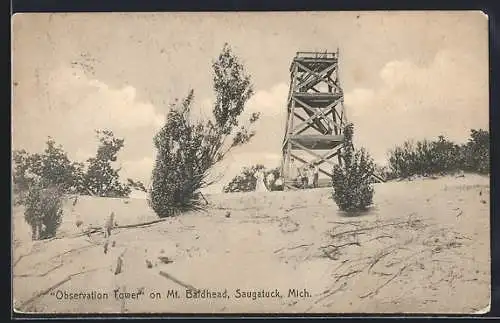 AK Saugatuck, MI, Observation Tower on Mt. Baldhead