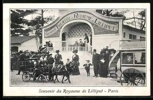 AK Paris, Grand Theatre du Royaume de Lilliput, Liliputaner