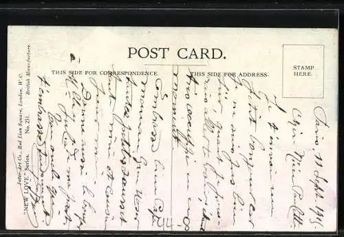 Künstler-AK Mädchen schläft lieber mit Soldatenpuppe als mit Teddy