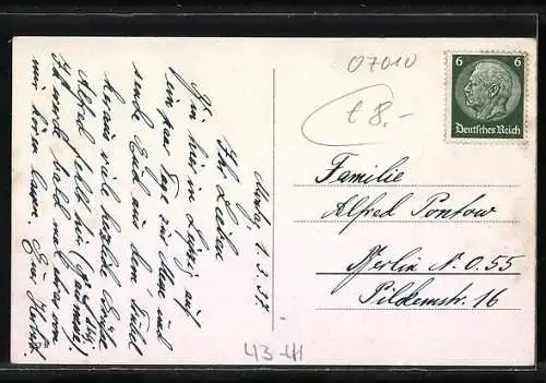 AK Leipzig, Leipziger Messe 1937, Menschenmassen auf dem Weg zur technischen Messe