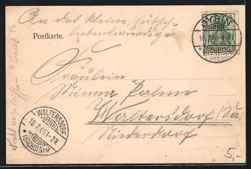 AK Oybin, Blick auf den Ort