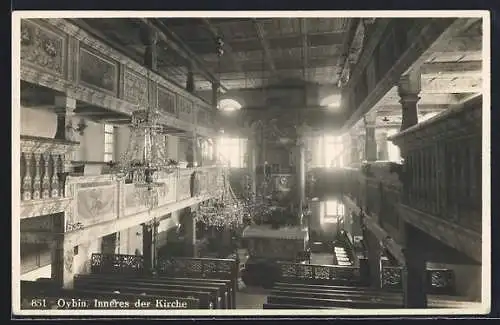 AK Oybin, Inneres der Kirche