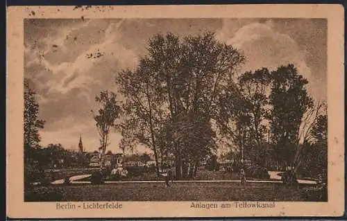 AK Berlin-Lichterfelde, Anlagen am Teltowkanal